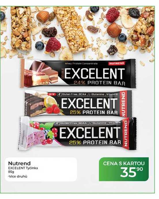 Nutrend EXCELENT Tyčinka 85g