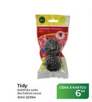 Tidy drátěnka sada 2ks 5x5cm nerez Tamda Foods