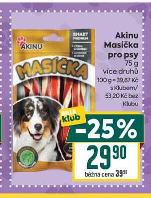 Akinu Masička pro psy 75 g