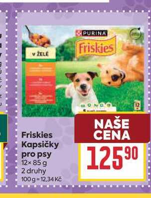 Friskies Kapsičky pro psy 12× 85 g