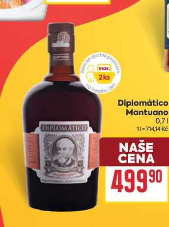 Diplomático Mantuano 0,7l