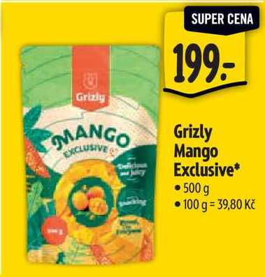 Grizly Mango Exclusive, 500 g