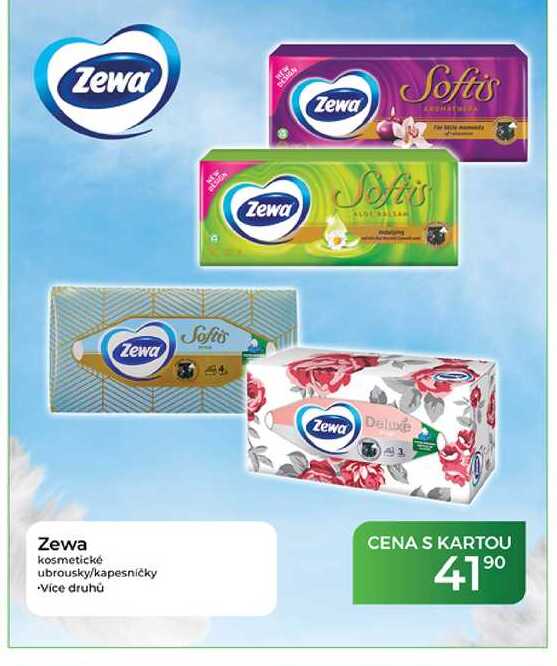 Zewa kosmetické ubrousky/kapesníčky Tamda Foods
