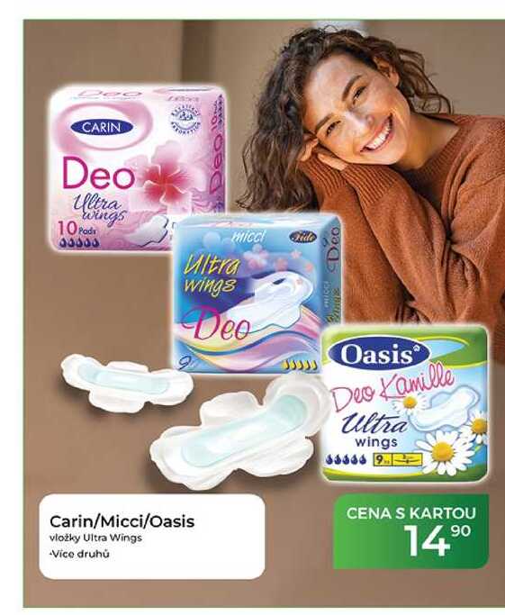 Carin/Micci/Oasis vložky Ultra Wings Tamda Foods
