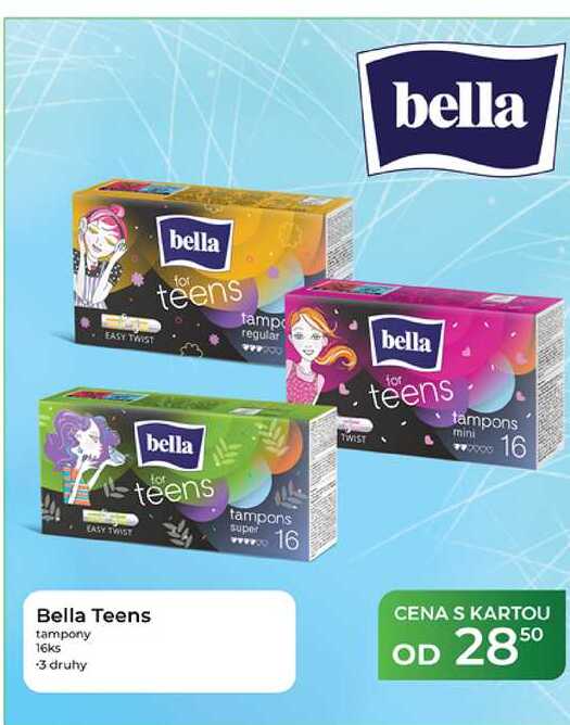 Bella Teens tampony 16ks  