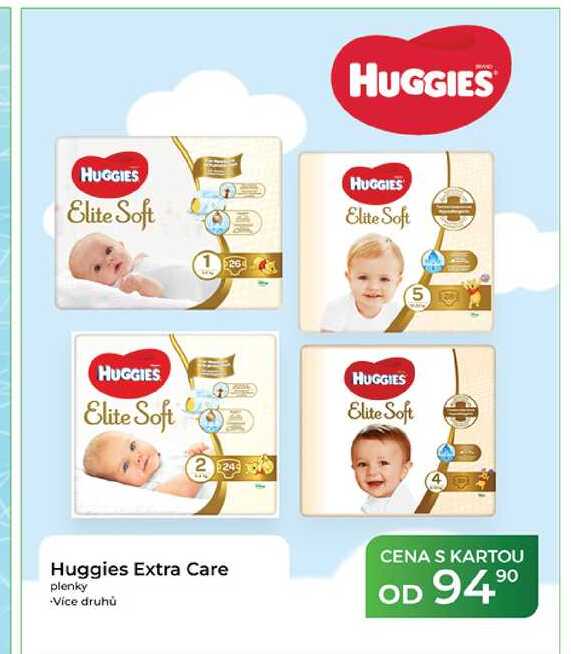 Huggies Extra Care plenky Tamda Foods