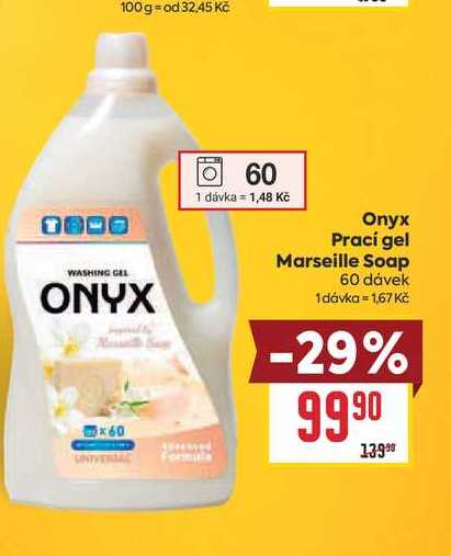 Onyx Prací gel Marseille Soap 60 dávek BILLA