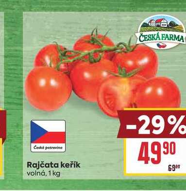 Rajčata keřík volná, 1 kg 