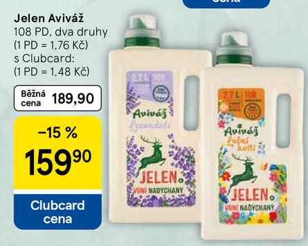 Jelen Aviváž, 108 PD, dva druhy Tesco