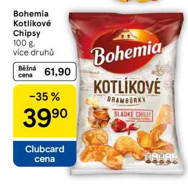Bohemia Kotlíkové Chipsy, 100 g