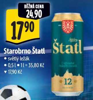 Starobrno Štatl, 0,5 l