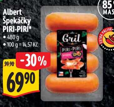 Albert Špekáčky PIRI-PIRI, 480 g