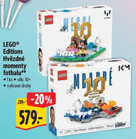 LEGO® Editions Hvězdné momenty fotbalu Albert