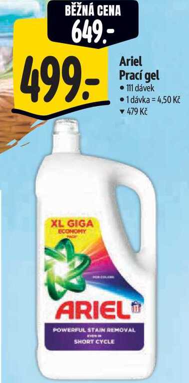 Ariel Prací gel, 111 dávek Albert
