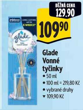 Glade Vonné tyčinky, 50 ml Albert