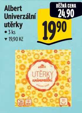 Albert Univerzální utěrky, 3 ks Albert