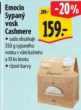 Emocio Sypaný vosk Cashmere