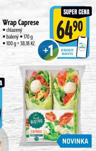 Wrap Caprese, 170 g