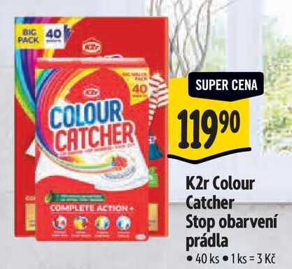 K2r Colour Catcher Stop obarvení prádla, 40 ks Albert