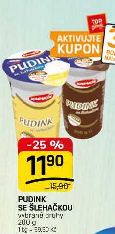 PUDINK SE ŠLEHAČKOU vybrané druhy 200 g