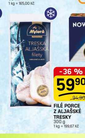 FILÉ PORCE Z ALJAŠSKÉ TRESKY 300 g